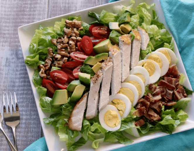 salad with high protein content