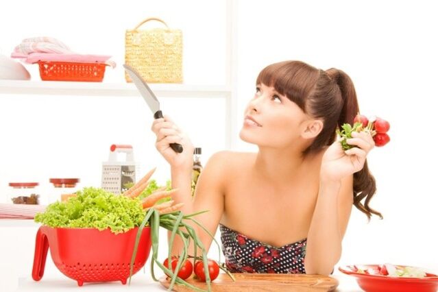 Cooking in accordance with the principles of the famous diet for weight loss per week about 7 kg