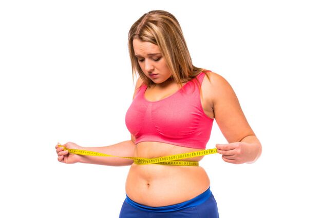 Fast food did not rid the girl of body fat